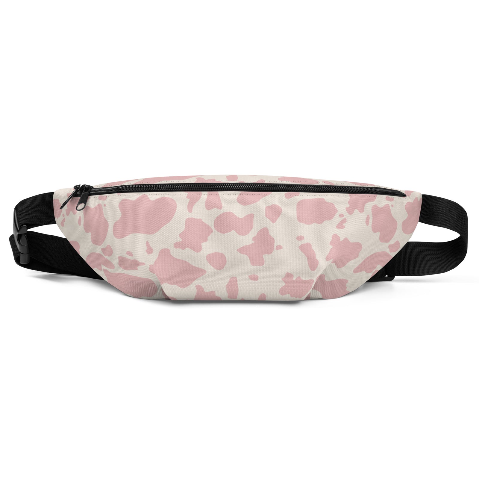 Sac banane vache rose pâle