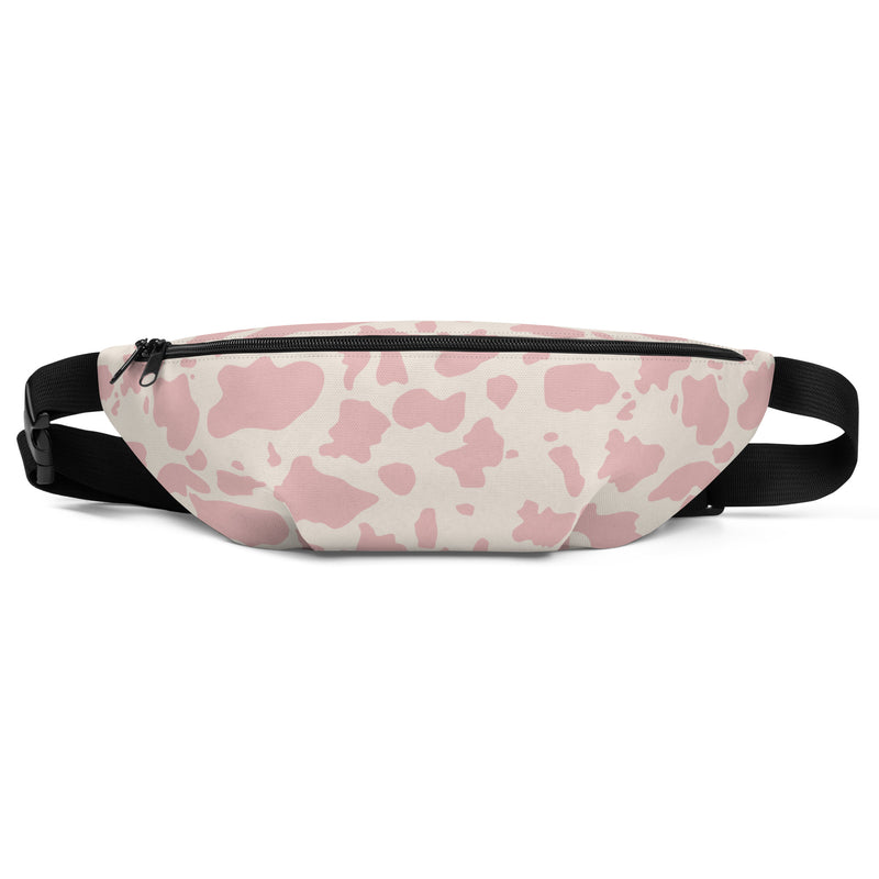 Sac banane vache rose pâle