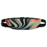 Sac banane psychédélique fumée orange et noir
