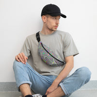Sac banane trippy psychédélique coloré – vue 2