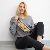 Sac banane fleurs champêtres colorées – vue 2