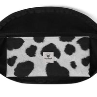 Sac banane peau de vache noir et blanc – vue 10