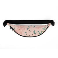 Sac banane fleurs pastel crème – vue 6