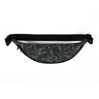 Sac banane feuillage eucalyptus fond noir – vue 4