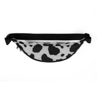 Sac banane peau de vache noir et blanc – vue 8