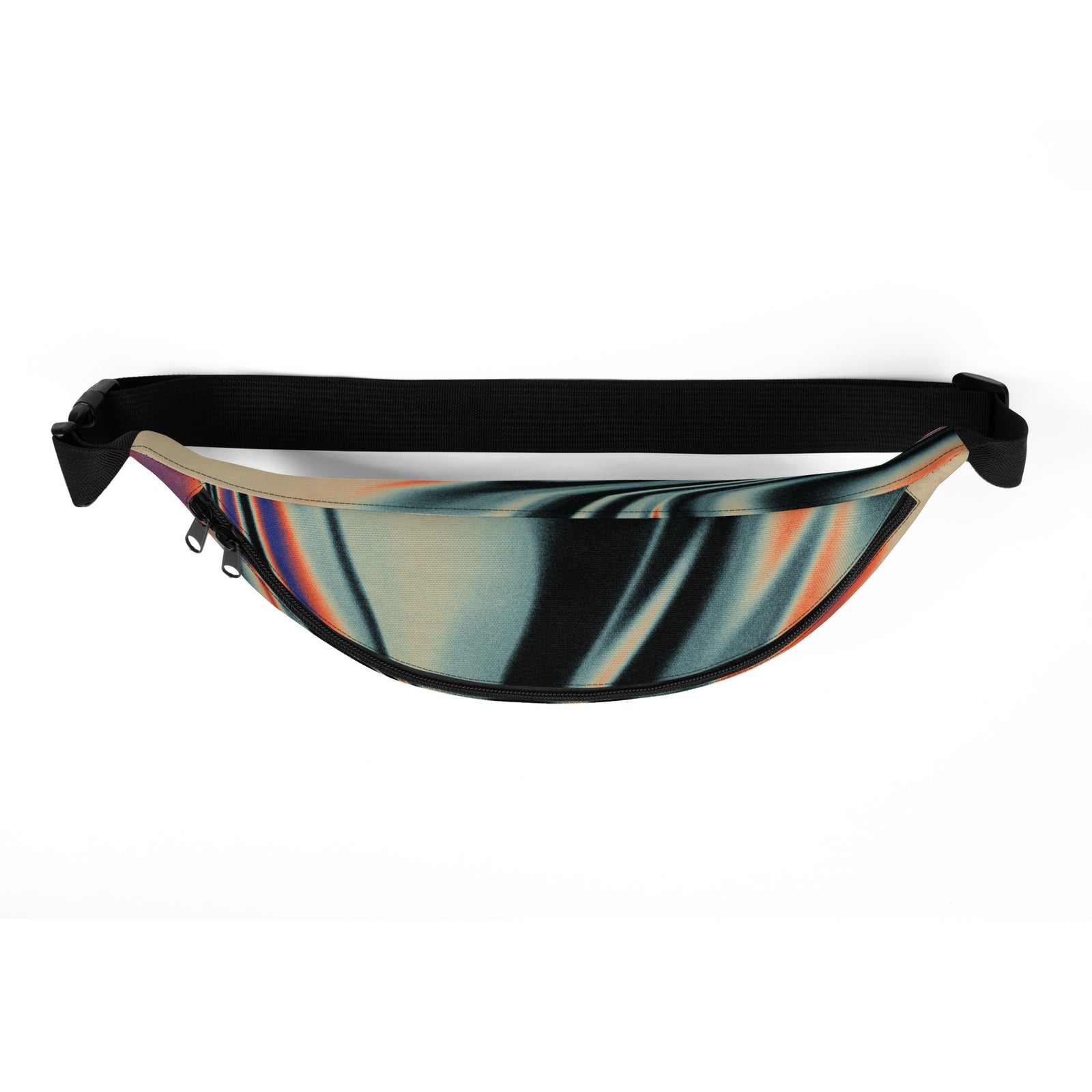 Sac banane psychédélique fumée orange et noir – vue 8