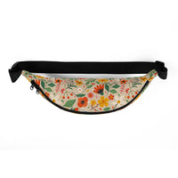 Sac banane fleurs champêtres colorées – vue 6