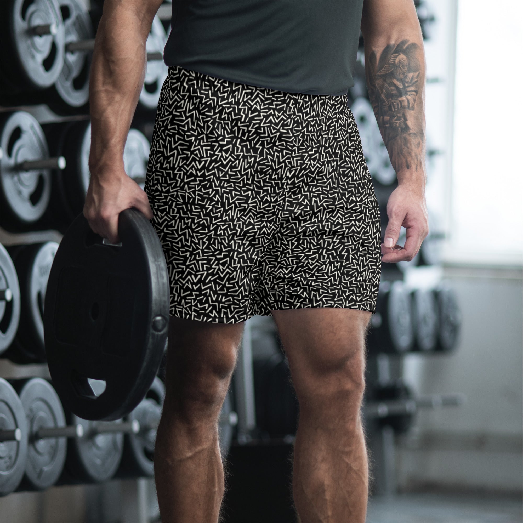 Short de sport recyclé all over homme