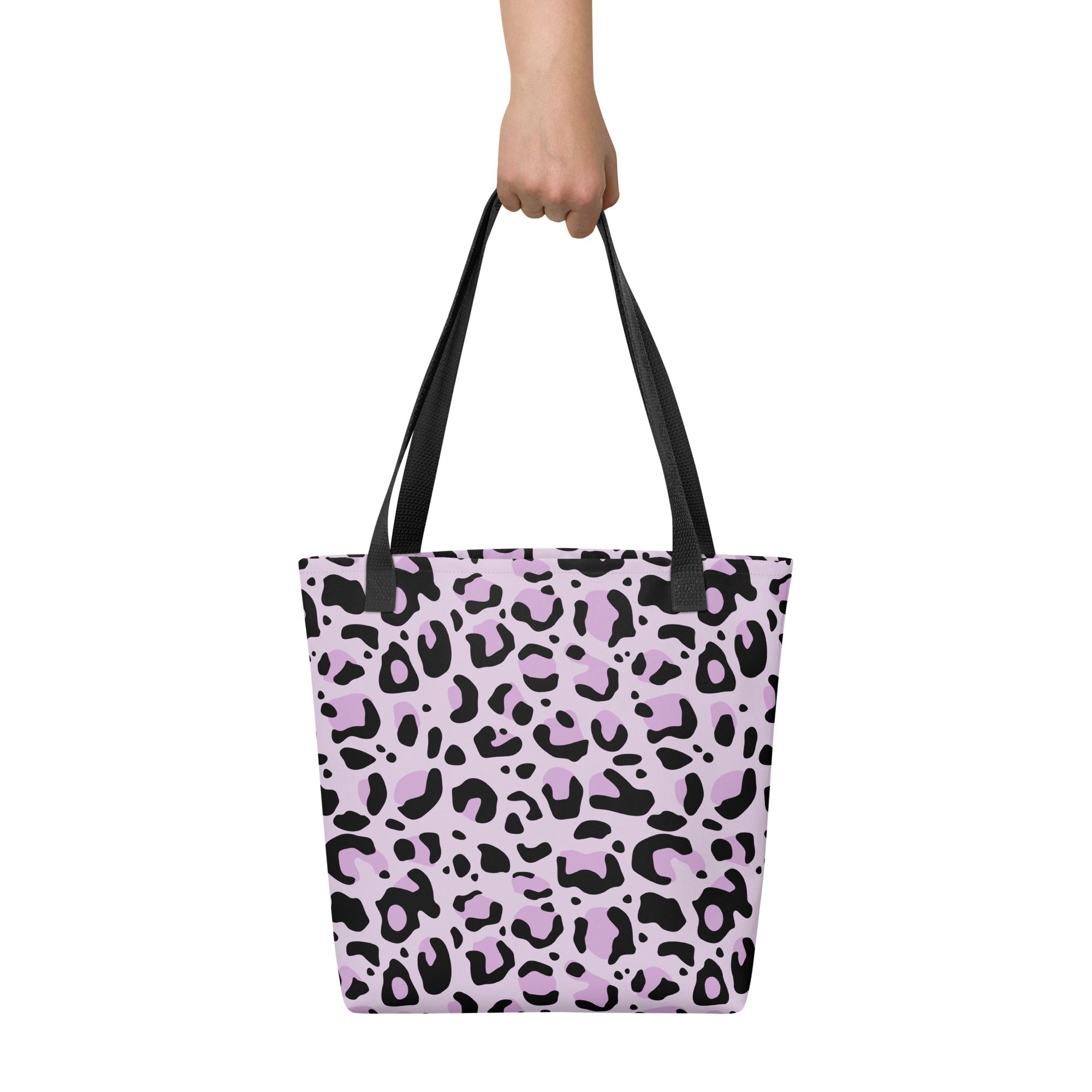 Tote bag Léopard Mauve