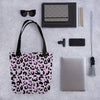 Tote bag Léopard Mauve