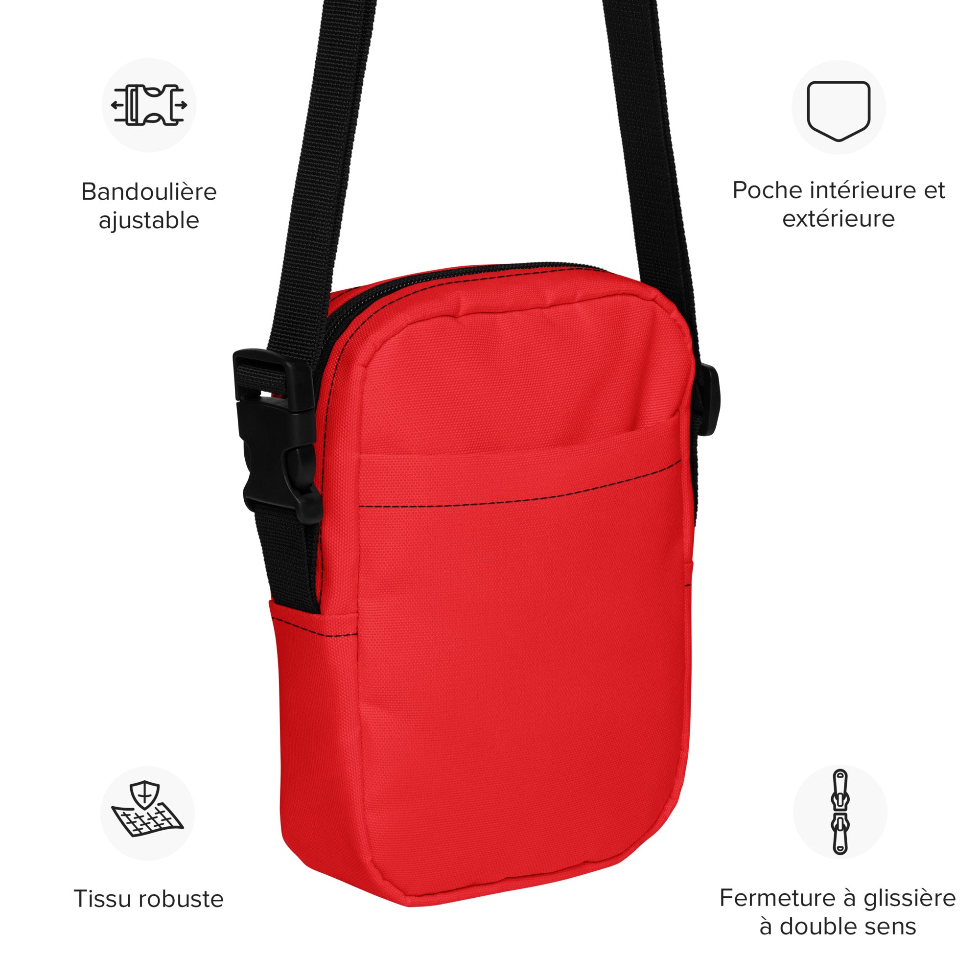 Sac à bandoulière rouge