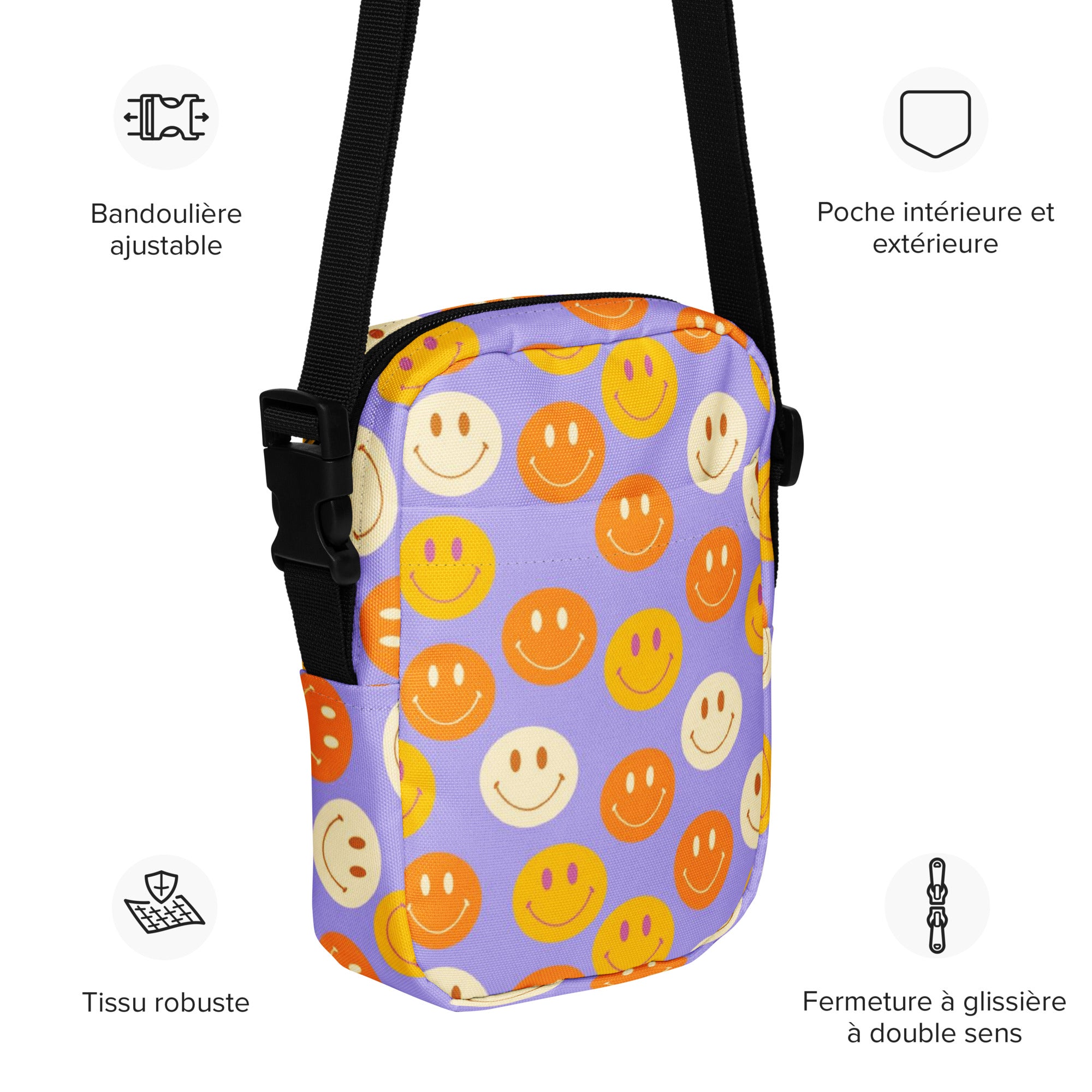 Sac à bandoulière fonctionnel