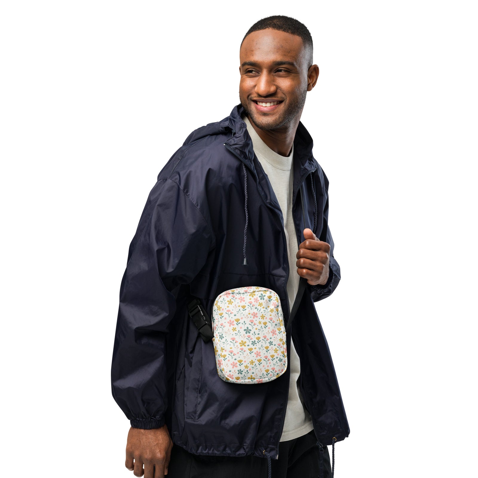 Sac à bandoulière à fleurs