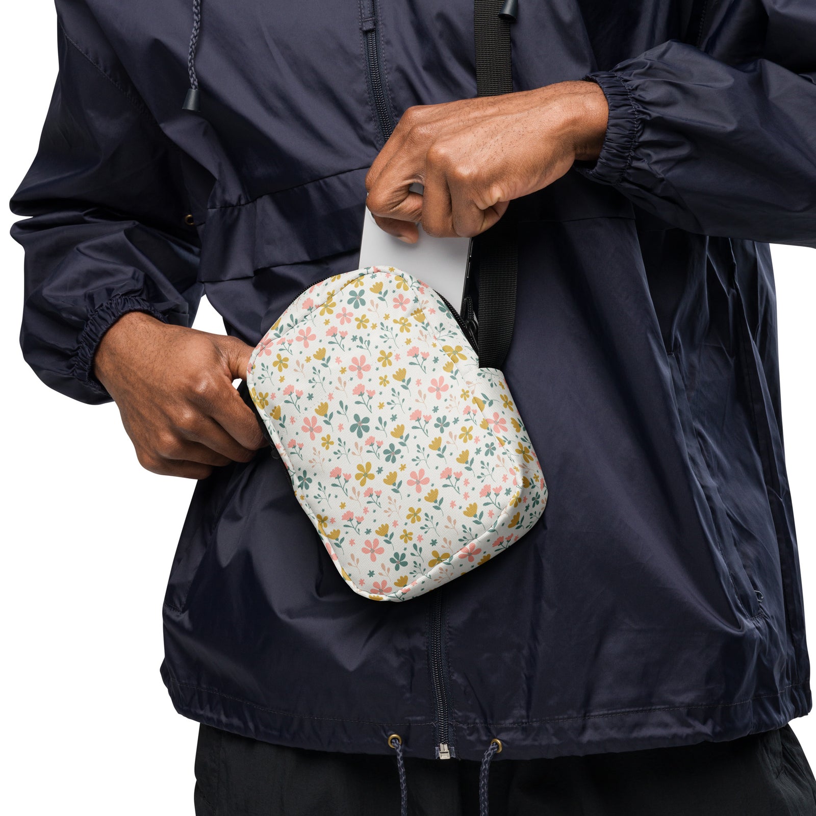 Sac à bandoulière à fleurs