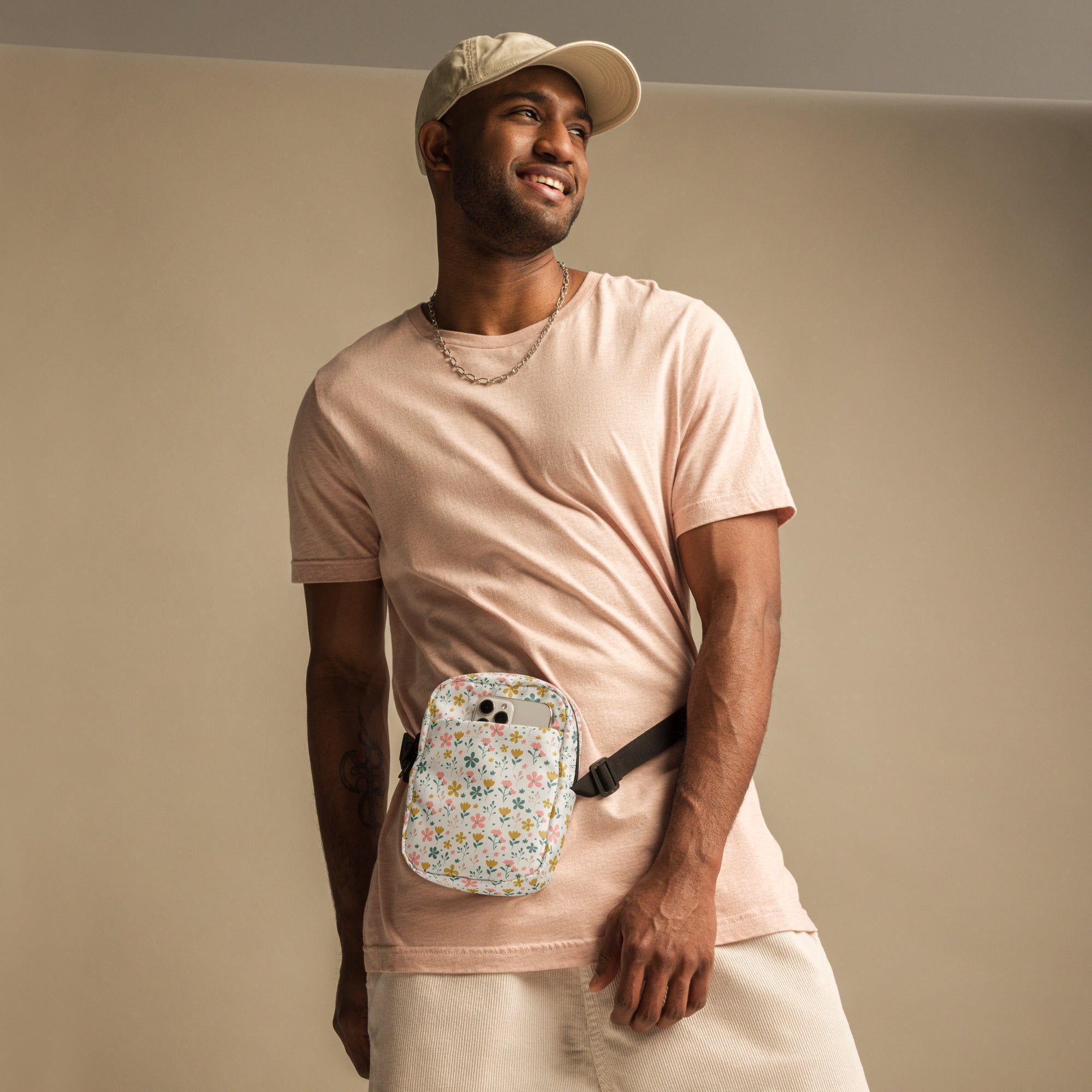 Sac à bandoulière à fleurs