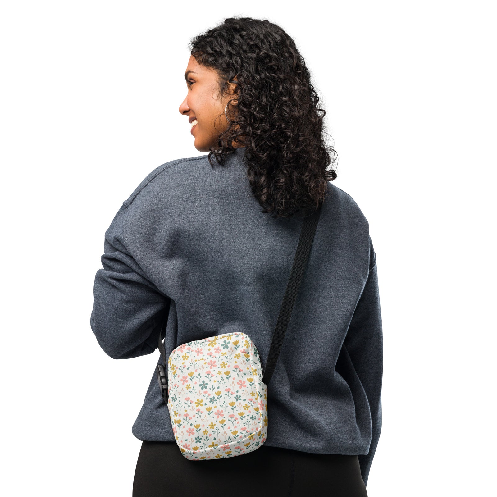 Sac à bandoulière à fleurs