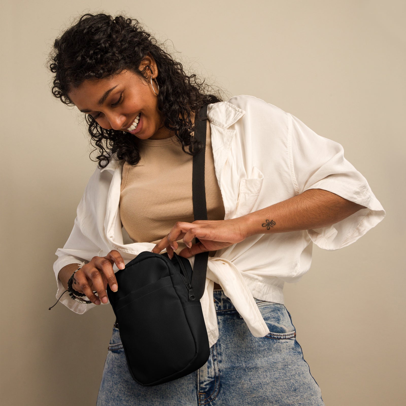 Sac à bandoulière fonctionnel