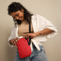 Sac à bandoulière rouge