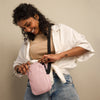 Sac à bandoulière rose pale
