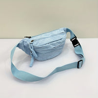 Sac banane velours brun – vue 4