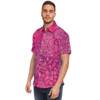chemise estivale homme manches courtes fleurs