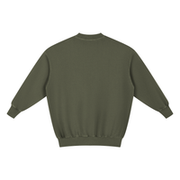 Dos de la robe sweat femme kaki