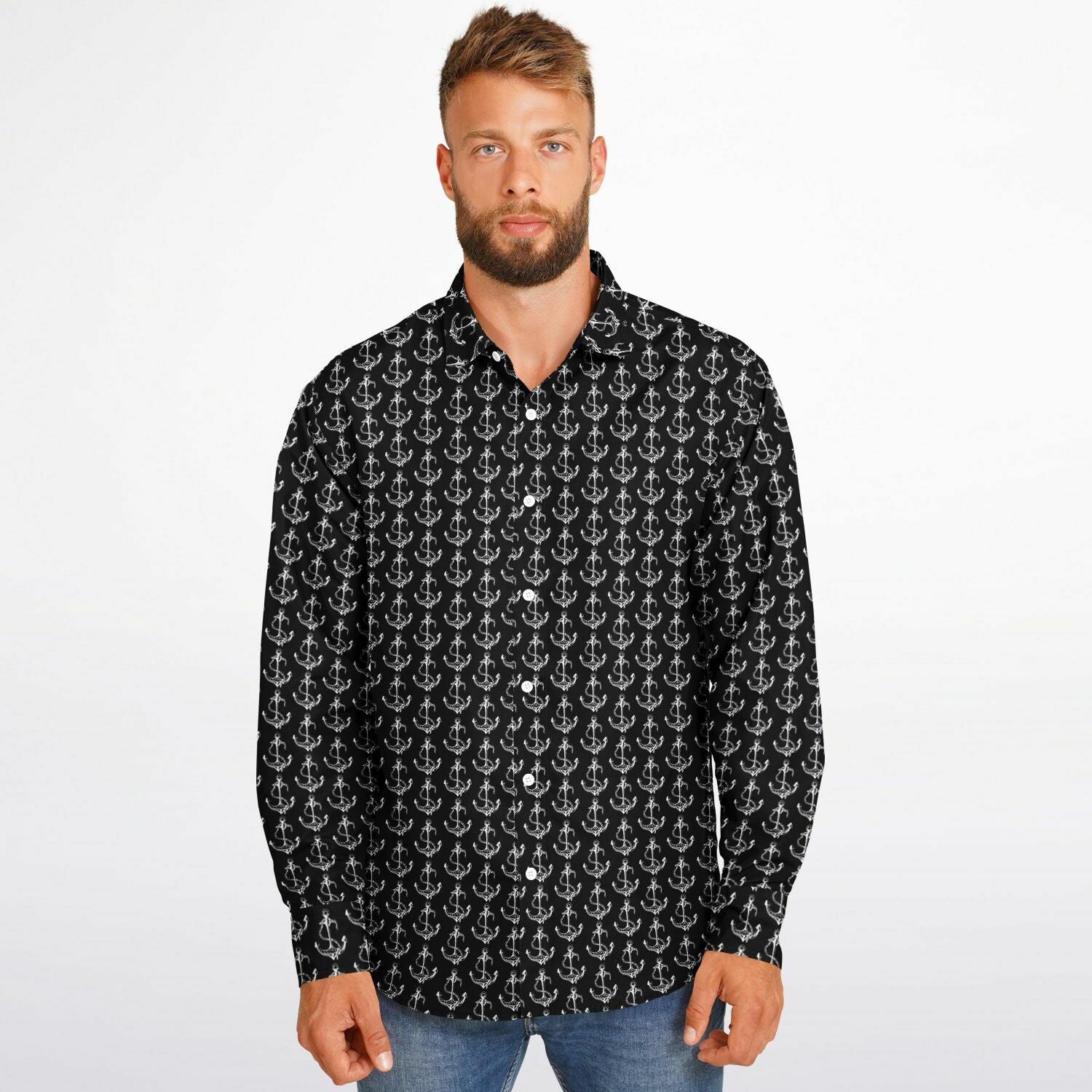 chemise homme décontractée encre marine