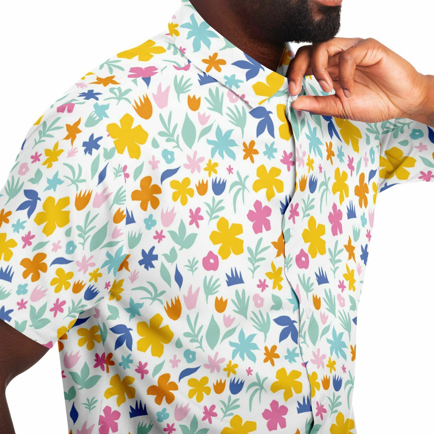 chemise homme design floral