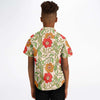 chemise garçon à manches courtes design floral