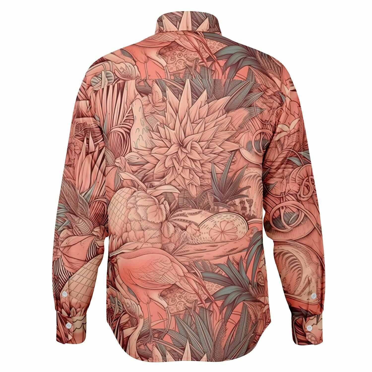 chemise homme imprimé floral pale