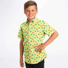 chemise manches courtes garçon jaune