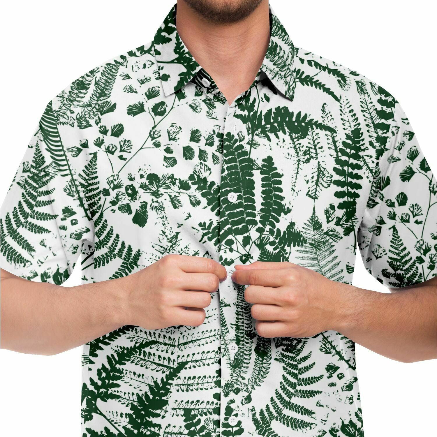 chemise décontractée homme à fleurs