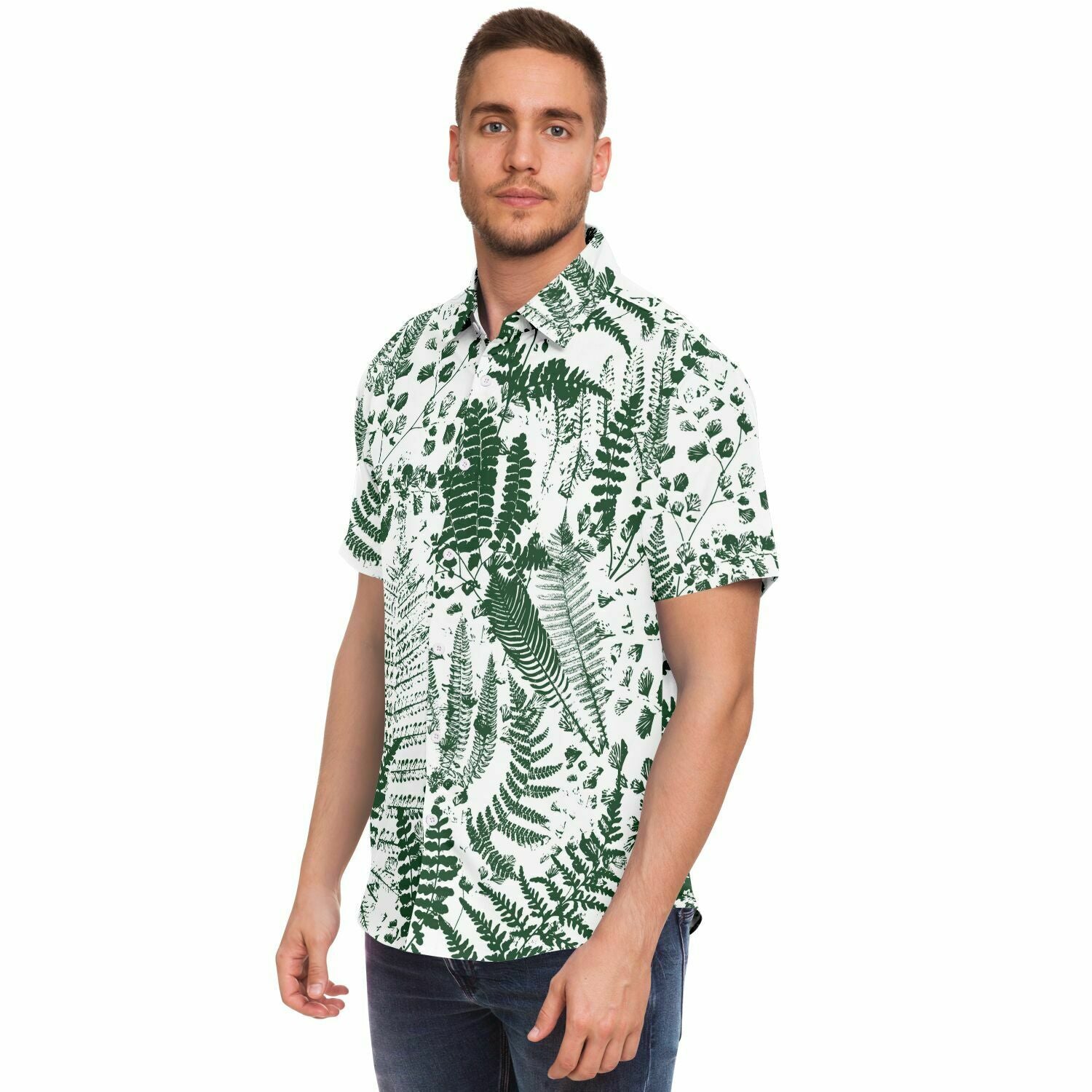 chemise homme à fleurs légères