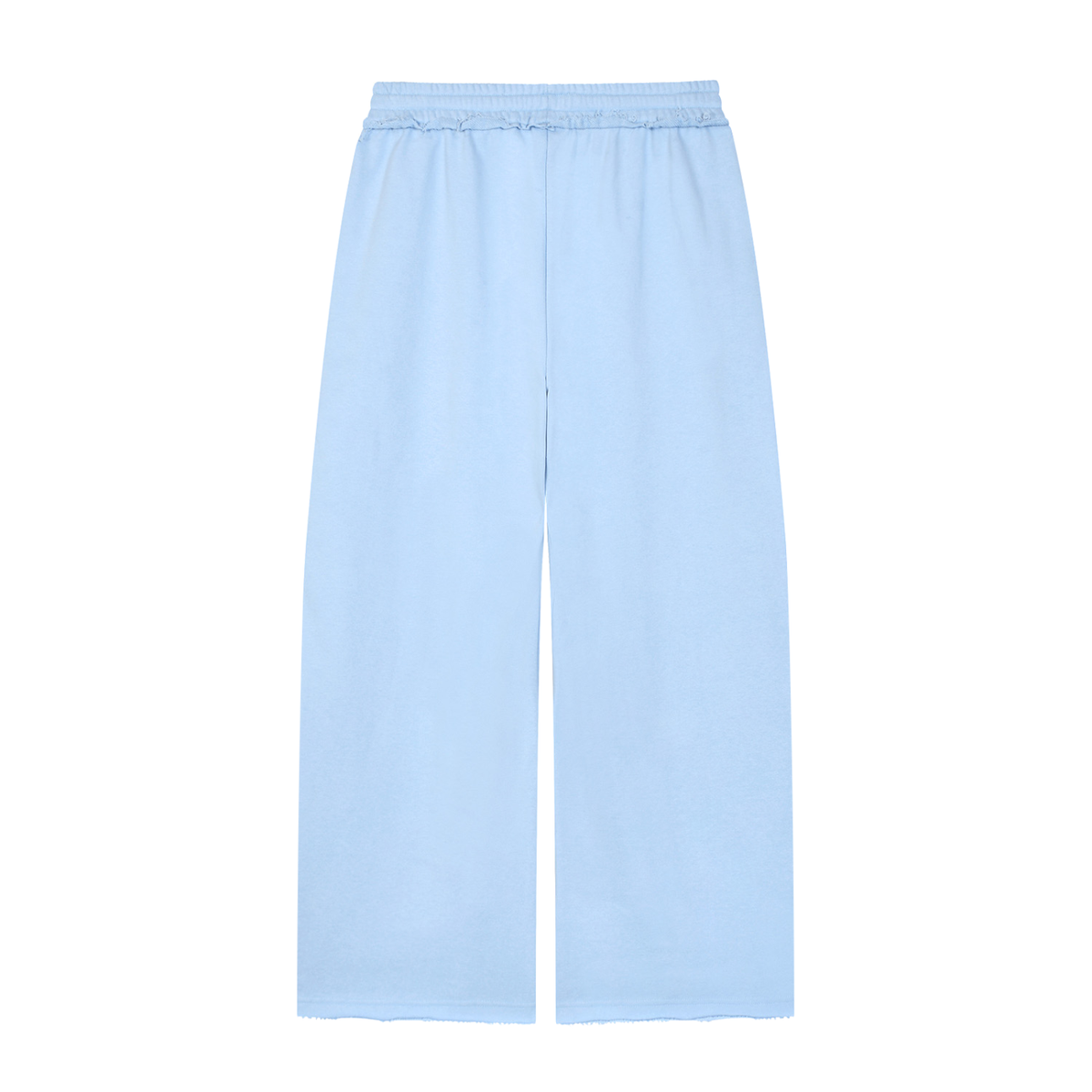 Dos du jogging large femme bleu ciel