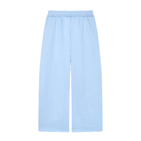 Dos du jogging large femme bleu ciel