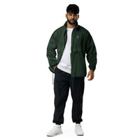 Veste K-way DAD vert forêt logo bière brodé - vue de face