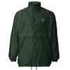 Veste K-way DAD vert forêt style rétro - vue de face