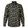 chemise tendance à têtes de morts