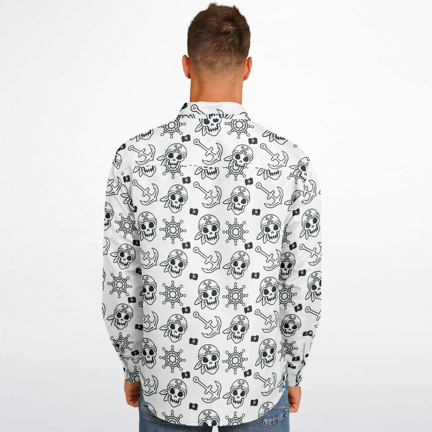 chemise blanche décontractée pour homme