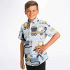 chemise enfant camions de chantier originale