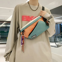 Sac banane hip-hop noir streetwear – vue 9