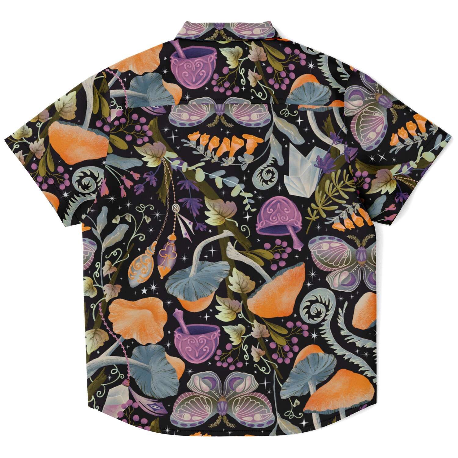 chemise garçon à manches courtes avec champignons