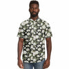 chemise homme en coton à motifs floraux