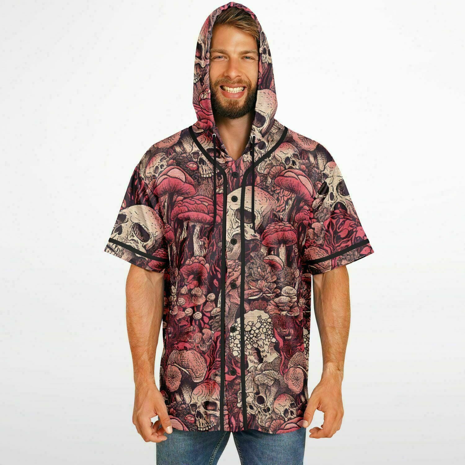 maillot de baseball tete de mort