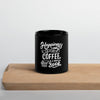 Mug brillant noir - Fan de café