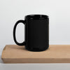 Mug brillant noir - BELGIUM FOOTBALL