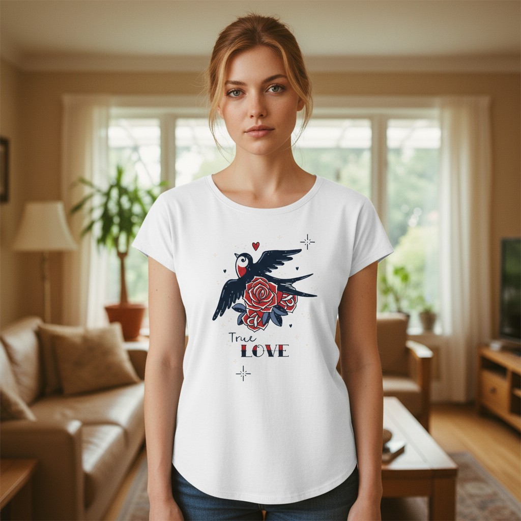 T-shirt femme - TRUE LOVE