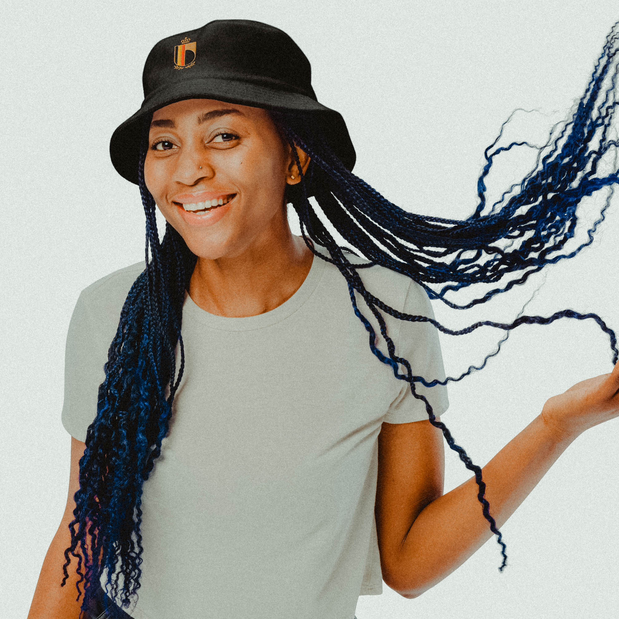 bob en tissu éponge diables rouges