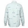 CHEMISE HOMME BLEU CIEL - MANCHES LONGUES à bateaux