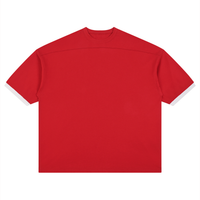 T-shirt Colorblock Épaule Tombante Original Noir — Streetwear Belge